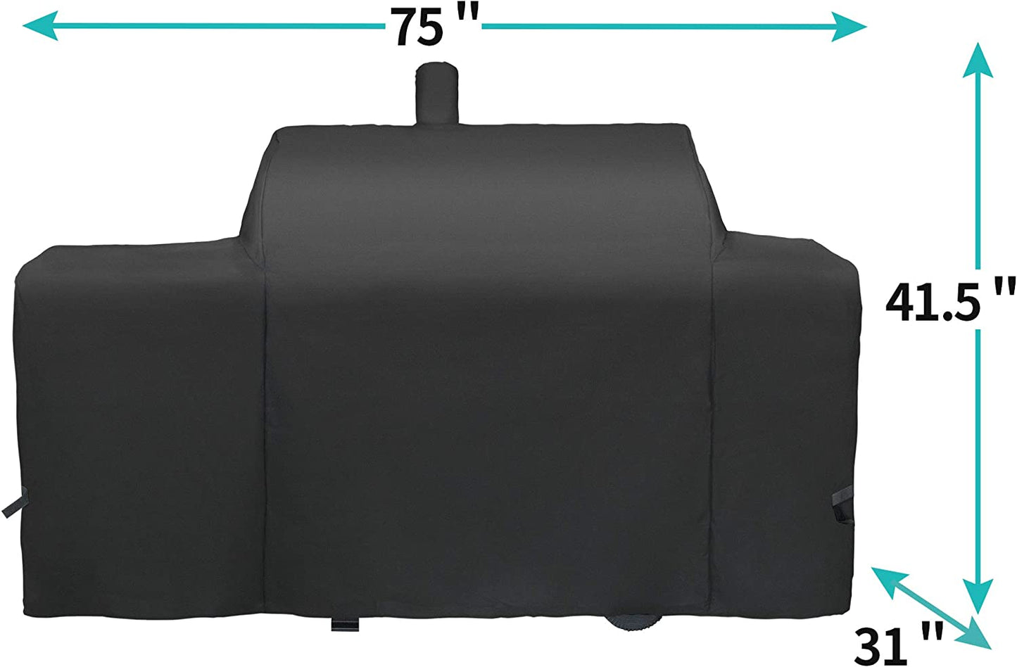 Grill Cover for Oklahoma Joe'S Longhorn Combo Charcoal Gas Smoker & Grill Cover Heavy Duty Waterproof Patio Outdoor Canvas Barbeque BBQ Grill Smoker Cover