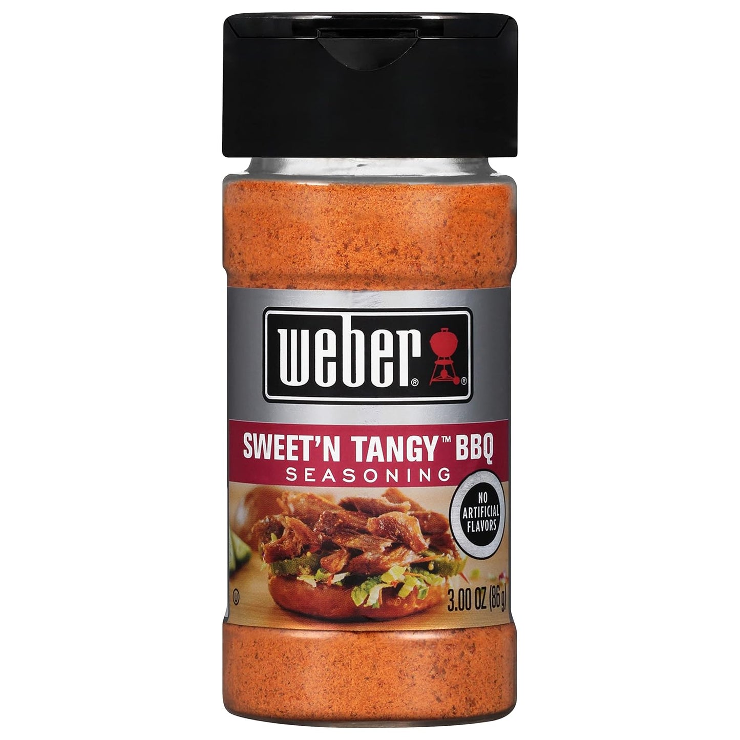 Weber Sweet'N Tangy BBQ Seasoning, 3 Ounce Shaker
