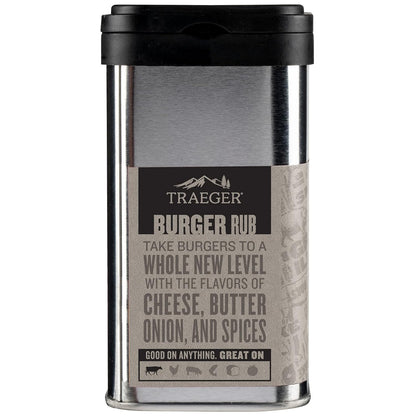 Traeger Grills SPC215 Burger Rub with Onion, Garlic, & Cheese Flavor 8.50 Ounce (Pack of 1)