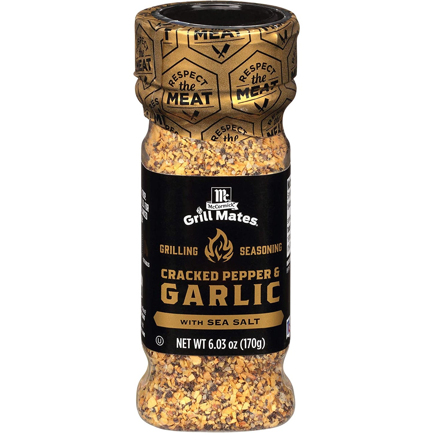 Mccormick Grill Mates Cracked Pepper & Garlic Grilling Seasoning, 6.03 Oz