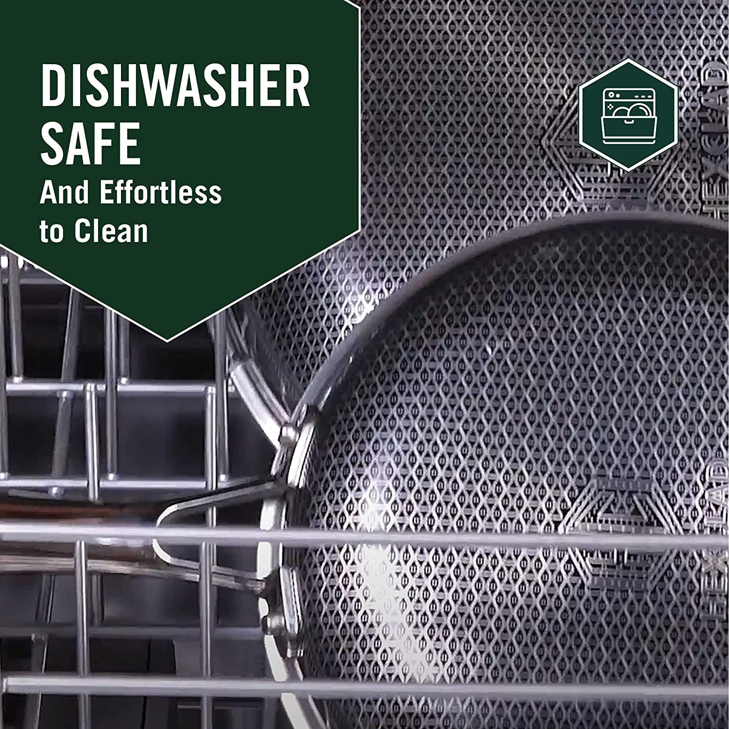 Hybrid Nonstick Griddle Pan, 12-Inch, Stay-Cool Handle, Dishwasher and Oven Safe, Induction Ready, Compatible with All Cooktops