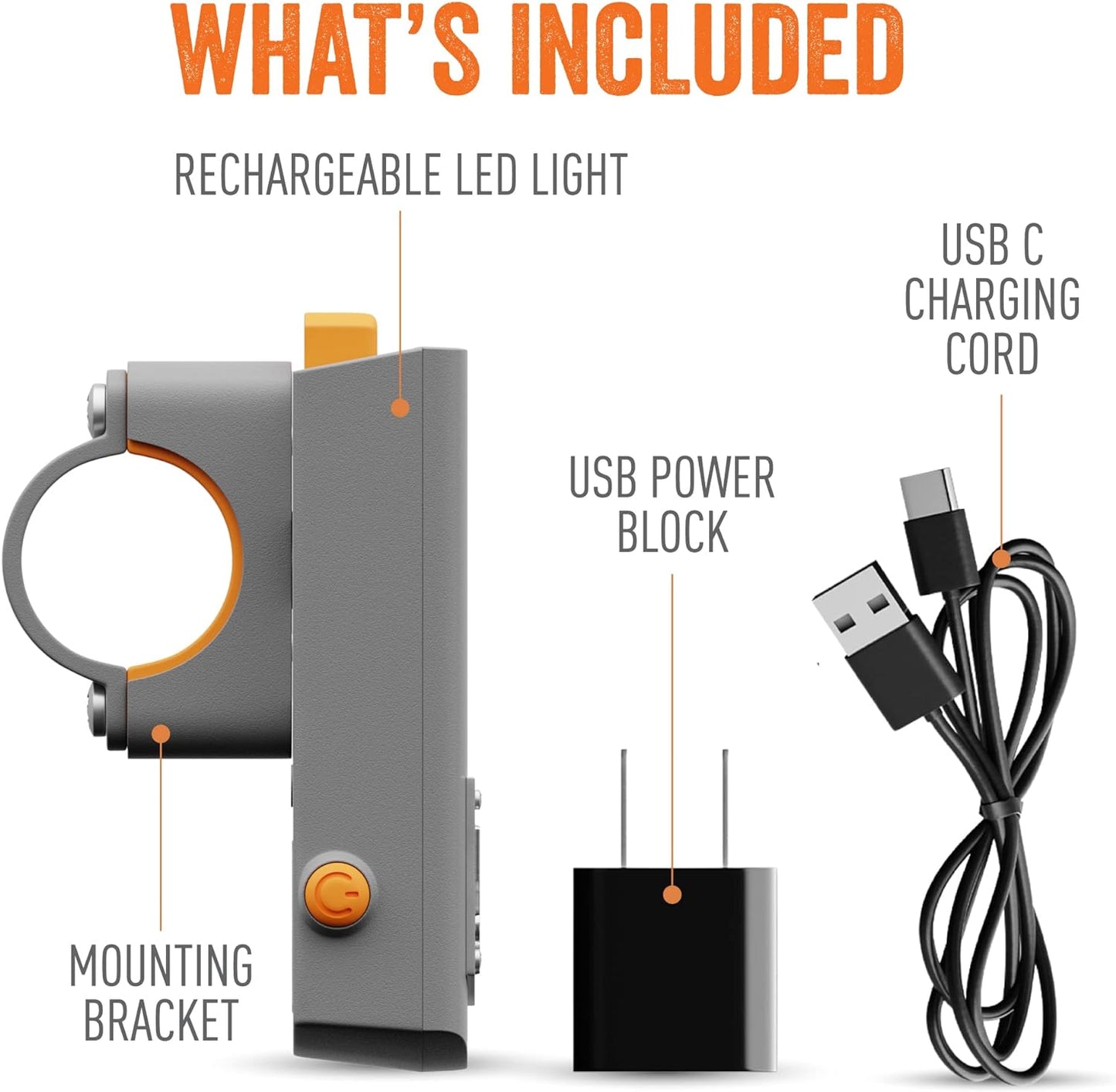 ™ Bright BBQ LED Grill Handle Light, Patent Pending Rechargeable LED Light Fits Most Outdoor Grills, Water + Heat Resistant, Perfect BBQ Grill Gift, BBQ Gift, Perfect for Blackstone & Weber