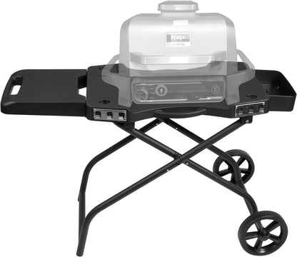 Grill Stand for Ninja Woodfire Grill,Grill Cart,Collapsible Outdoor Grill Stand Fit for Ninja Woodfire Outdoor Grill(Ninja Og701),Traeger Ranger,Pit Boss 10697,10724,22" Blackstone Griddle