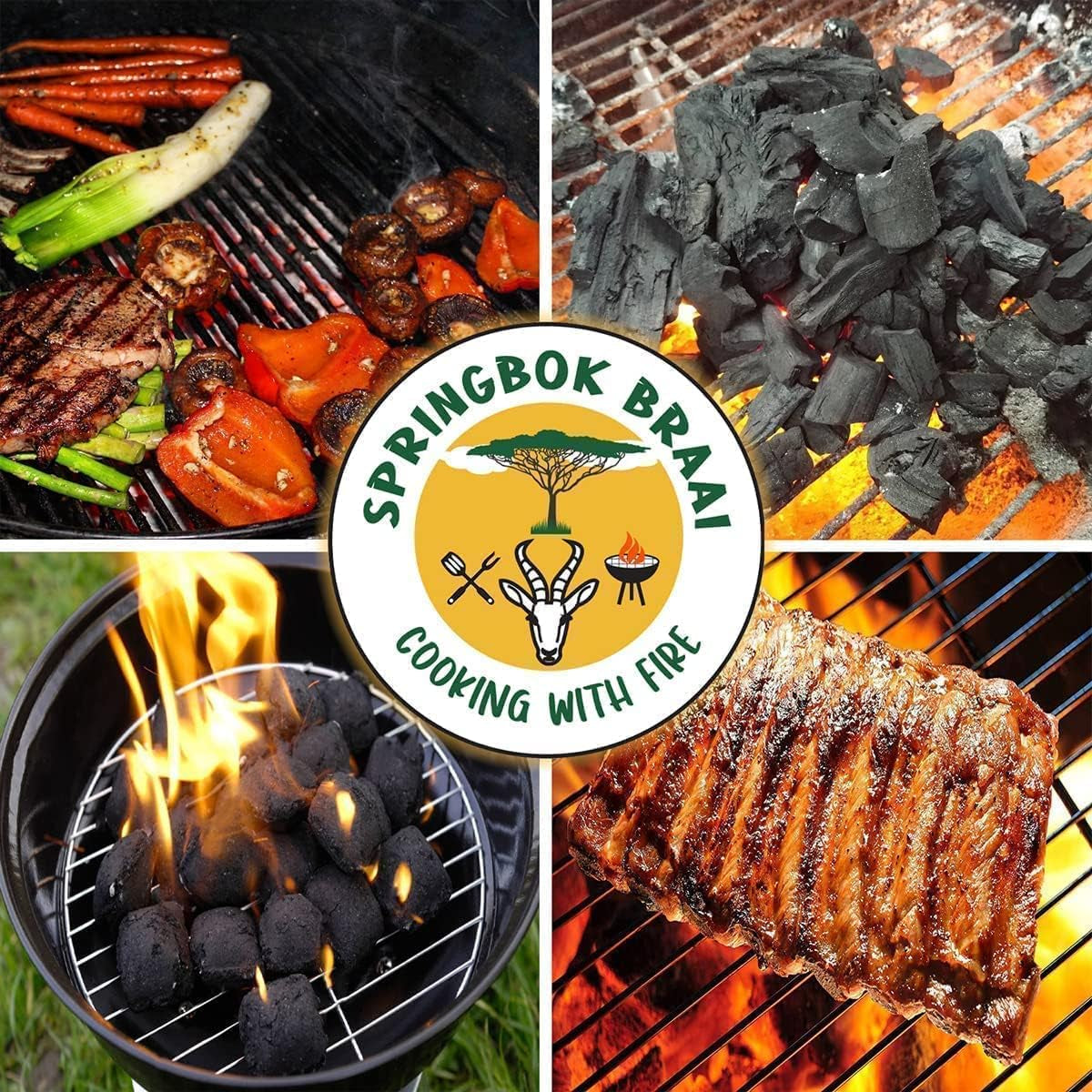 Premium Quality Lump Charcoal for Grilling - Hardwood Lump Charcoal for Smoker, Outdoor BBQ Grill - BBQ, Grilling, Outdoor, Natural, High Heat, Long Lasting Acacia Wood - 1X8.8 Lb Box