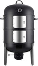 Charcoal BBQ Smoker Grill - 20 Inch Vertical Smoker for Outdoor Cooking Grilling