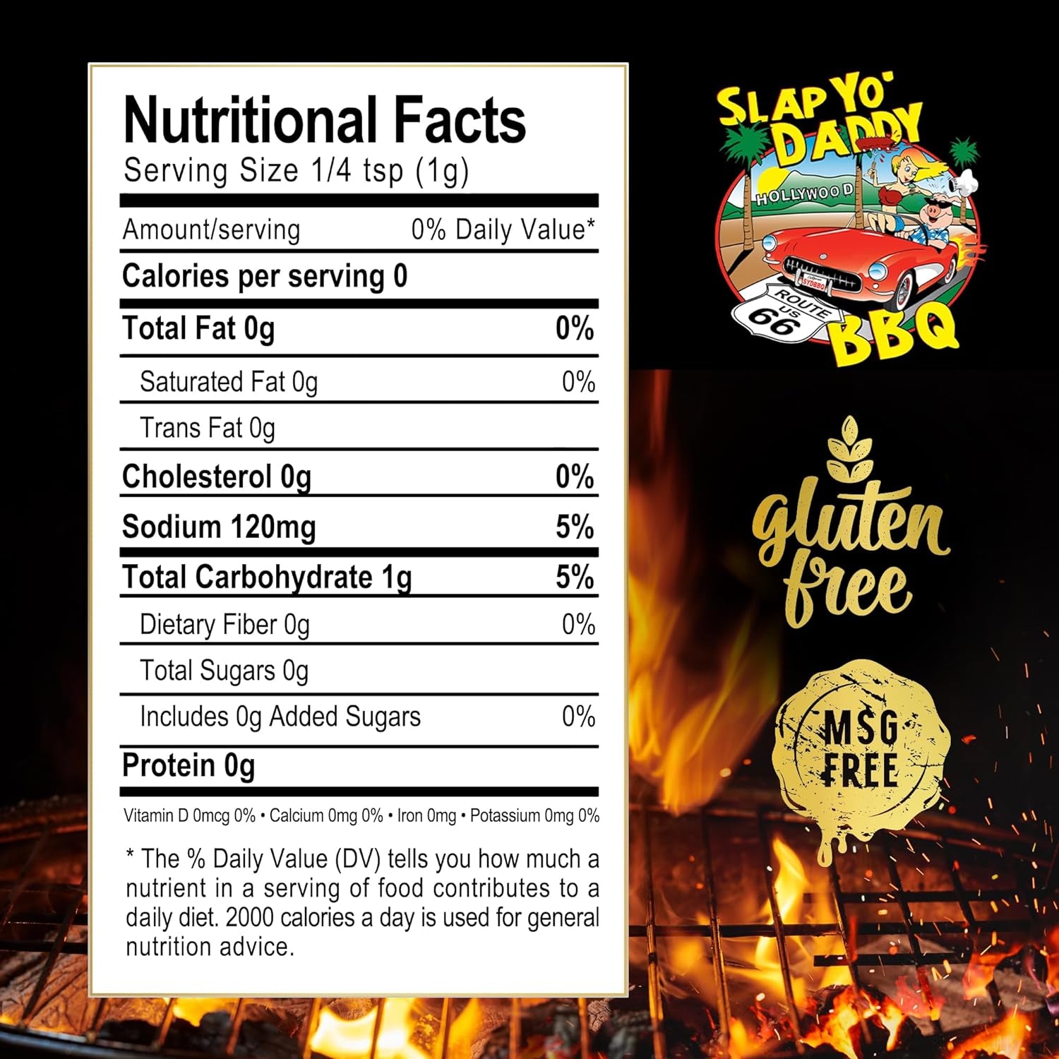 Slap Yo Daddy BBQ Rub Seasonings Love Meat Tender - Spices and Seasonings for Smoking Pork, Rib, Brisket - All Purpose Championship BBQ Seasoning from Harry Soo - No MSG, Gluten Free