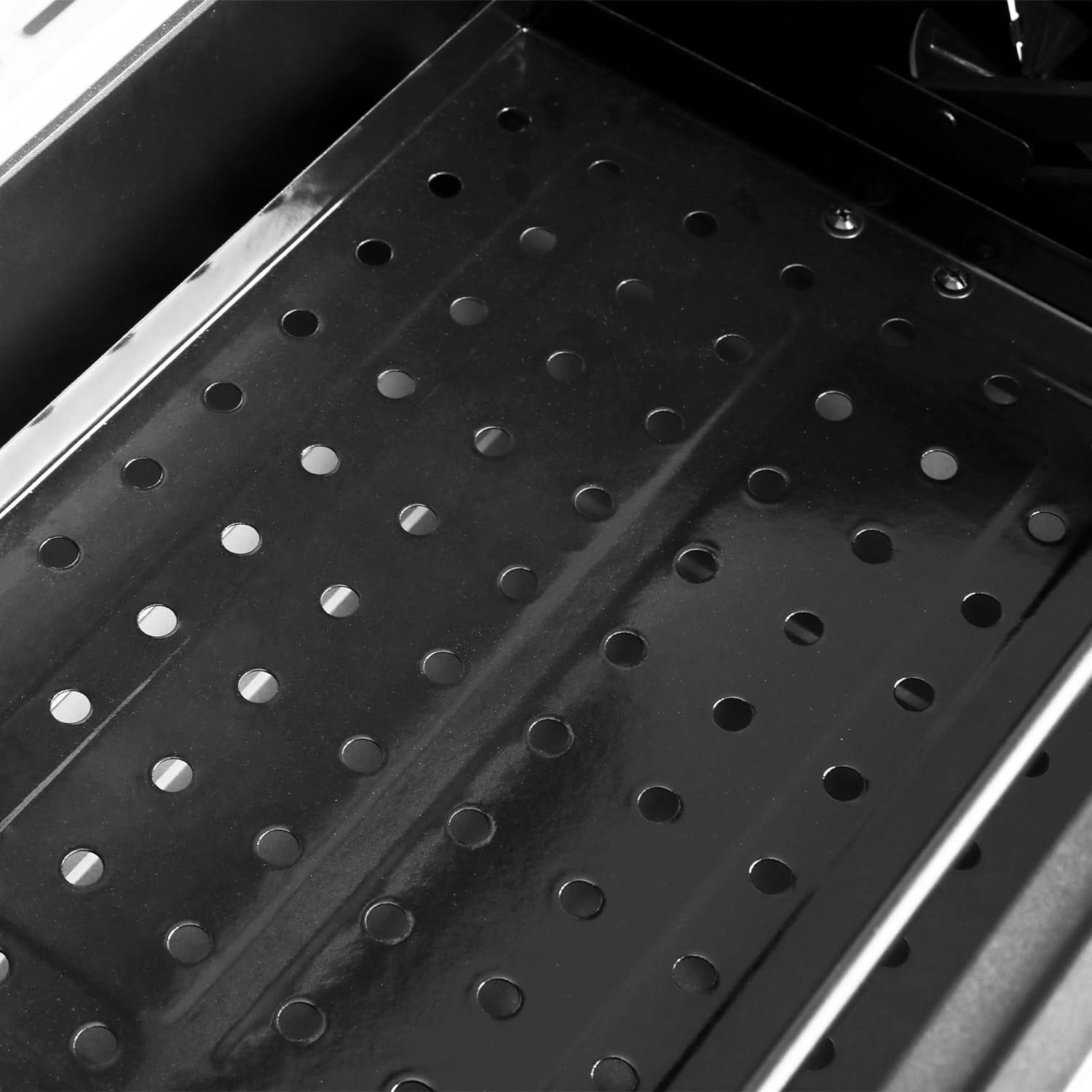 CD1824EN 24” Charcoal Grill Outdoor Smoker with Side Tables Backyard Griller Party BBQ Picnic Patio Cooking, Black