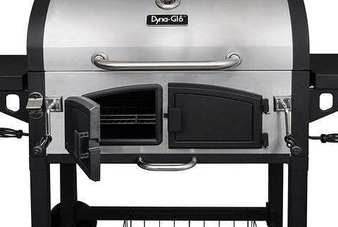 Image of Dyna-Glo DGN576SNC-D X-Large Premium Dual Chamber Charcoal Grill