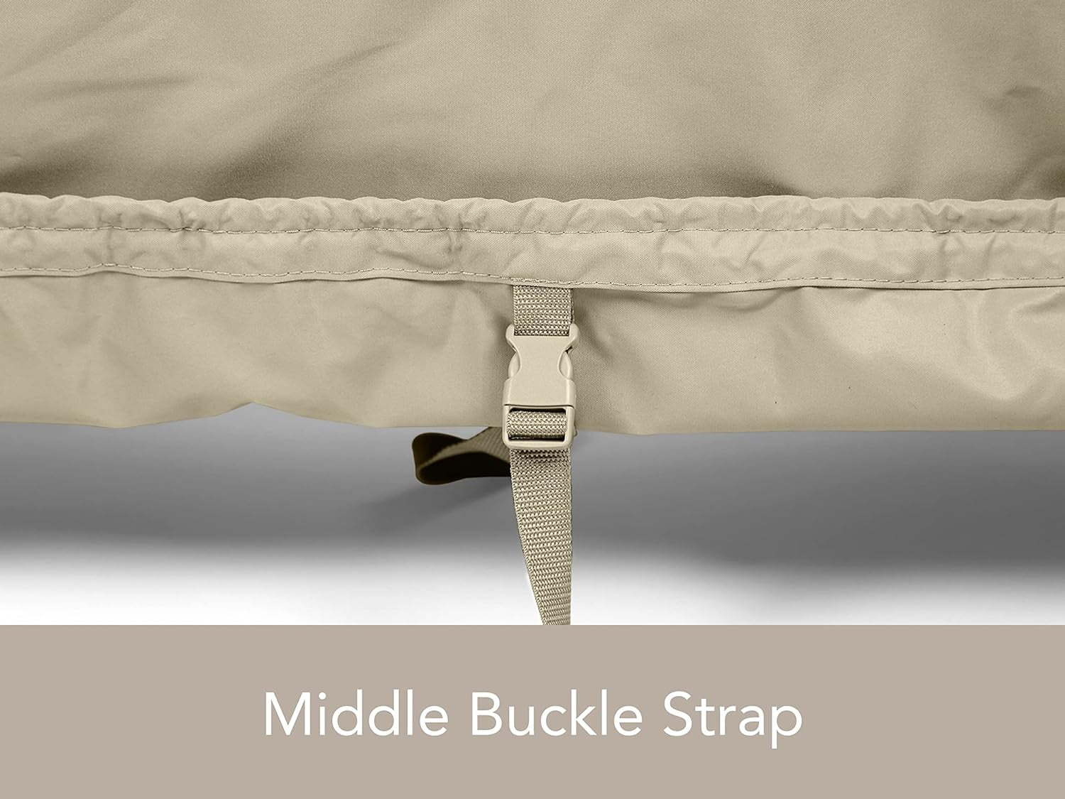 Covermates Grill Cover – Weather Resistant Polyester, Adjustable Drawcord, Mesh Vent, Grill and Heating-Khaki