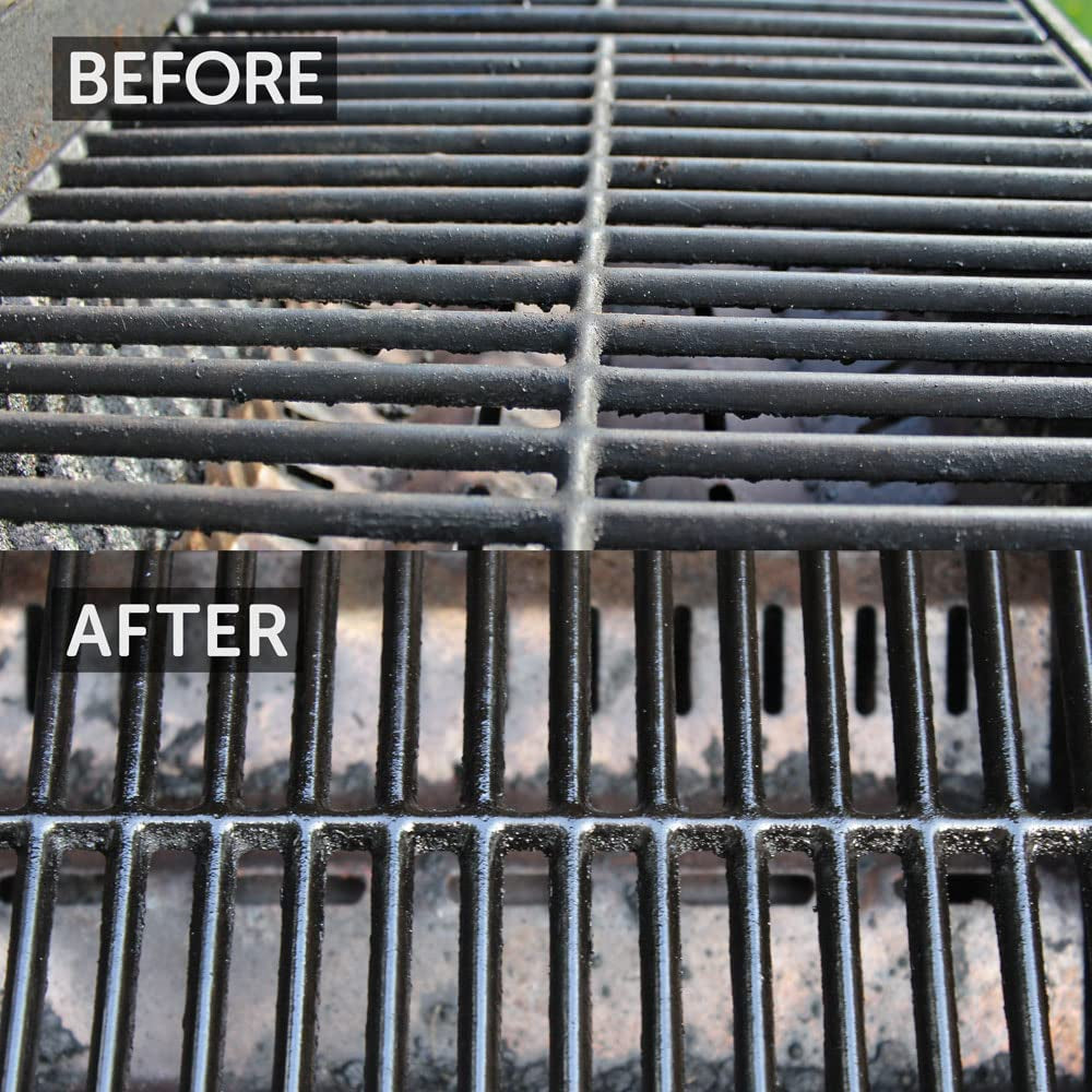 - BBQ Grill Cleaner Oil | 100% Plant-Based & Vegan | Best for Cleaning Barbeque Grills & Grates | Use with Wooden Scrapers, Brushes, Accessories & Tools | Great Gift for Dad! (8Oz)