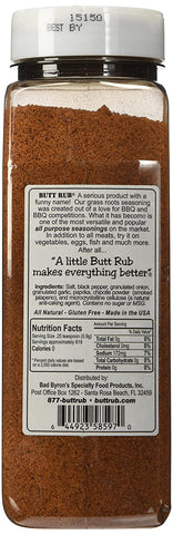 Image of Bad Byron'S Butt Rub Barbeque Seasoning BBQ Rubs (26 Ounce)