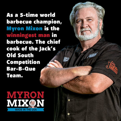 Myron Mixon BBQ Sauce | Tangy Sweet | Champion Pitmaster Recipe | Gluten-Free BBQ Sauces, Msg-Free, USA Made | 19 Oz Bottle