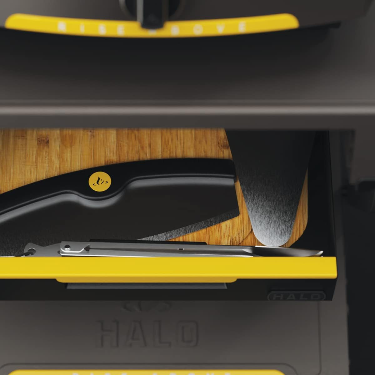 Outdoor Cart | Portable Outdoor Countertop Grill Cart | Drop down Drawer Storage | Collapsible | Tank Storage