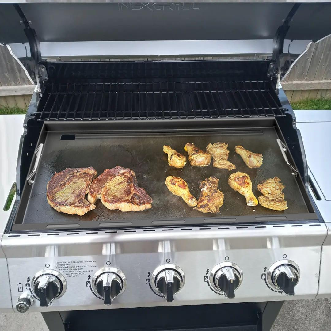 Full-Size Griddle Inserts for Home Depot Nexgrill 4 Burner 720-0830, 720-0830H, 720-0783E, Flat Top Grill Griddle for 5 Burner 720-0888N, 720-0888, 720-0697, Grills