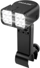 Grill Light,  BBQ Lights for Grill with 10 Super Bright LED Lights, Adjustable Handle with 360 Degree Rotation, round & Square Bars Light on Any BBQ Pit, Grill Lights for Cooking and Outdoor Use