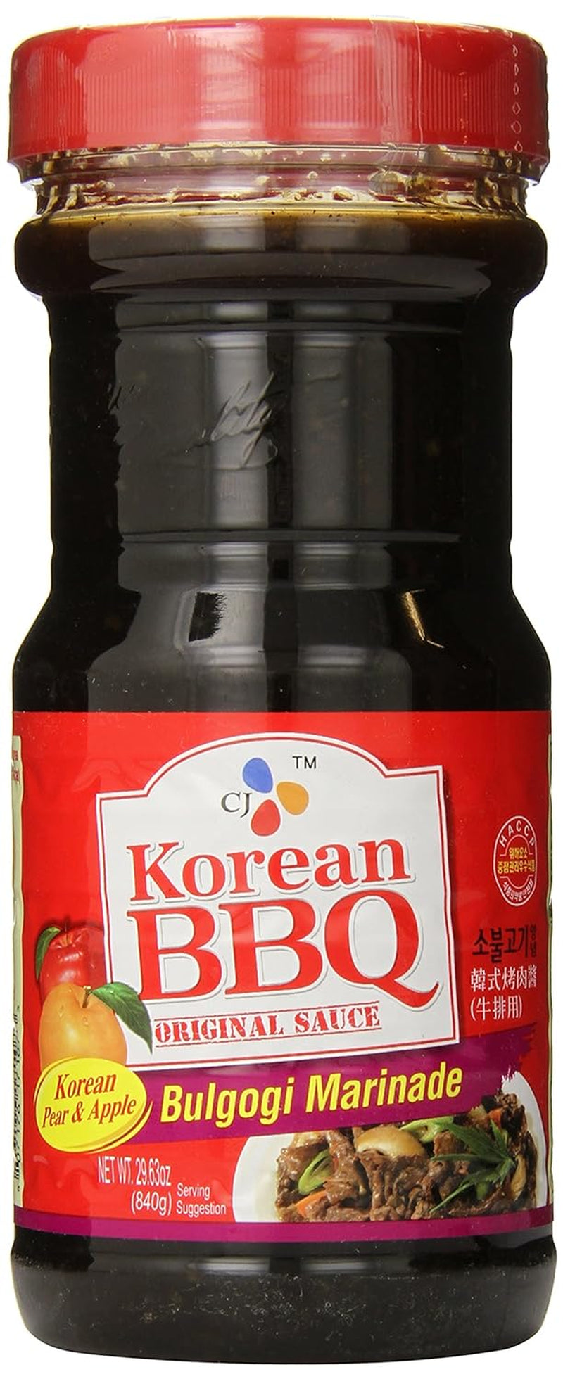 CJ Bulgogi Marinade Korean BBQ Sauce, 29.63 Ounce (Pack of 8)