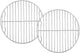 Teamfar round Cooling Rack Set of 2, 9 Inch round Rack Baking Steaming Roasting Rack Set Stainless Steel, Healthy & Dishwasher Safe, Mirror Finish & Rust Free