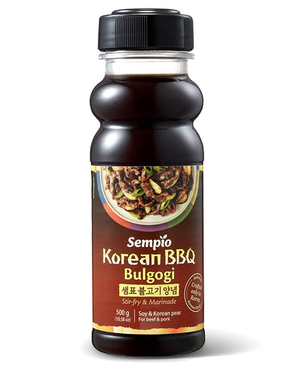 Sempio Korean Bulgogi Marinade Sauce (500G, 17.63Oz), Korean BBQ Sauce