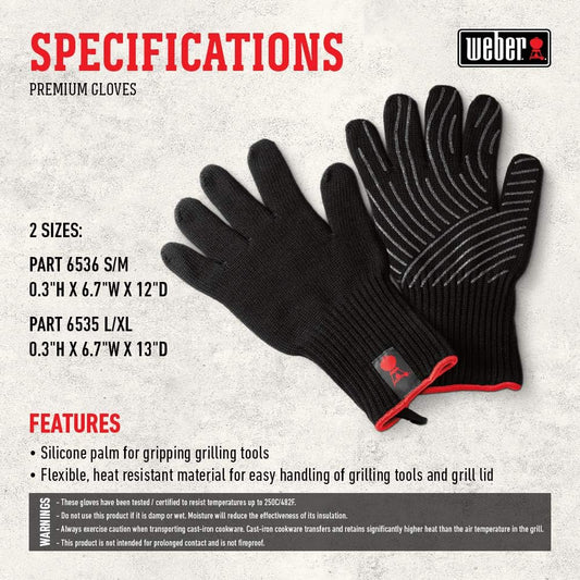 Premium Gloves, L/XL, X Large, Large/X-Large (Pack of 1), Black