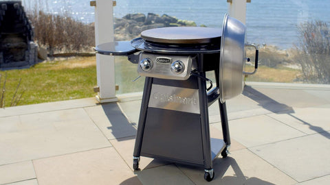 Image of CGG-888 Outdoor Stainless Steel Lid, 360° Griddle Cooking Center