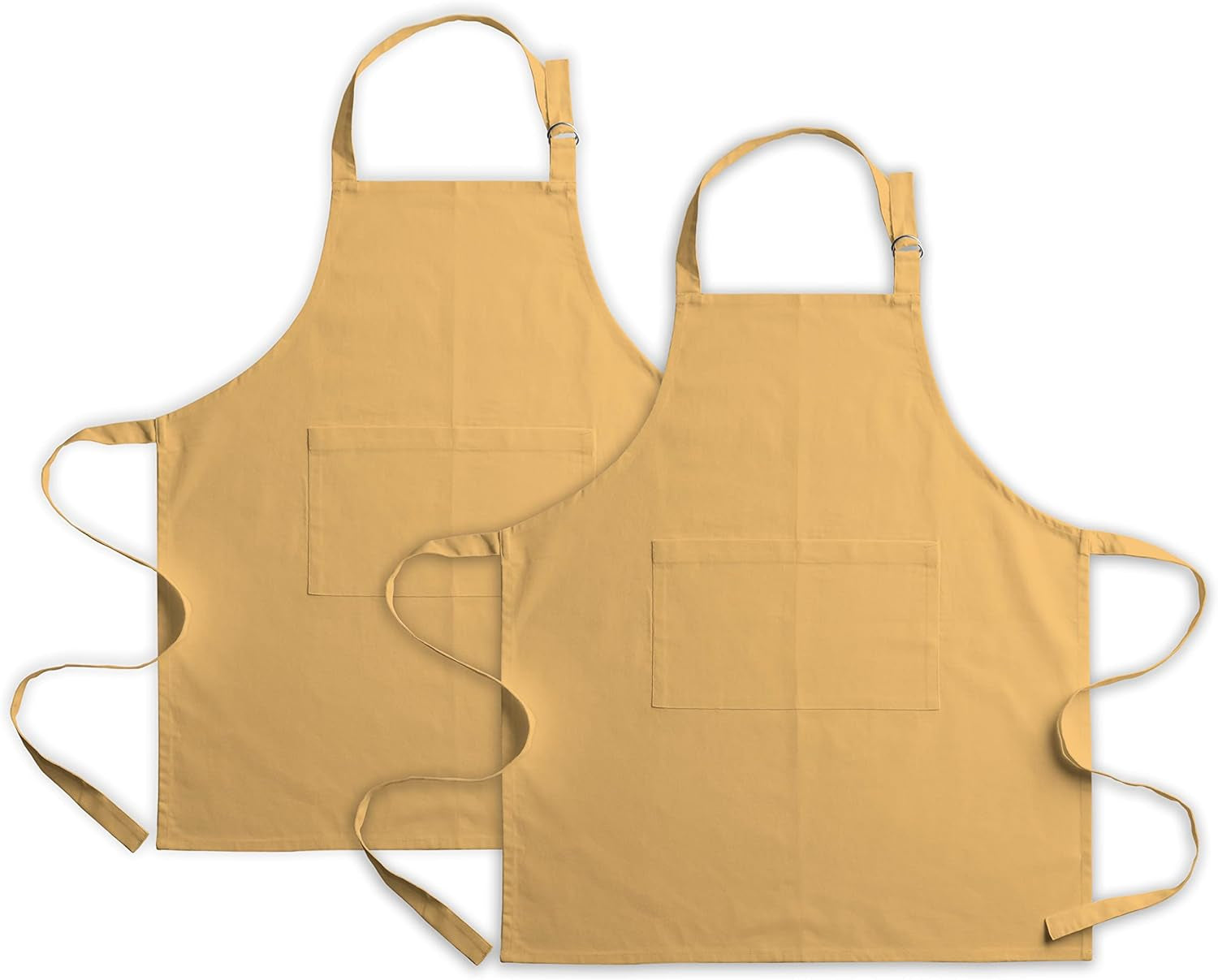 Kitchen Apron for Men Women|Adjustable with Pocket Cloth Apron|Baking Banquet Cafe Chef Apron|Thanksgiving Christmas BBQ Gift