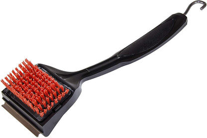 SAFER Replaceable Head Nylon Bristle Grill Brush with Cool Clean Technology - 8666894