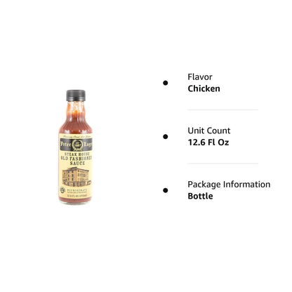 Peter Luger Steak Sauce by Gourmet-Food, 12.6 Fl Oz