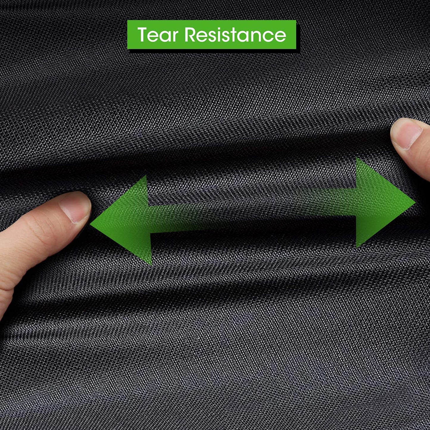 Grill Cover 50-Inch, Heavy Duty Waterproof Gas Grill Cover, Outdoor Fade Resistant Small BBQ Cover, All Weather Protection Barbecue Cover with Adjustable Straps, 50''W X 22''D X 40''H, Black