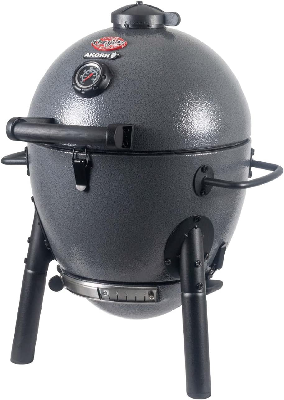 E86714 AKORN Jr. Kamado, Ash Portable Charcoal Grill