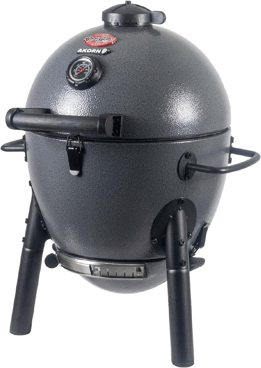 E86714 AKORN Jr. Kamado, Ash Portable Charcoal Grill