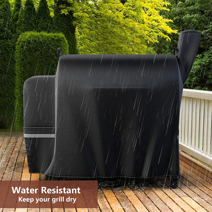 Grill Cover for Traeger Pro 34 Series, Pro 780, Texas Elite 34, Eastwood 34 Series Pellet Grills and Smokers, Z Grills 700/550/600 Series, Heavy Duty Waterproof Grill Cover, 600D