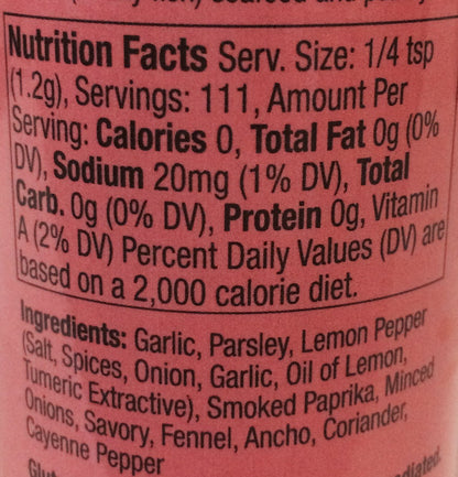 Mom'S Gourmet Spice Blends, Jammin' Salmon Rub, 4.5 Ounce
