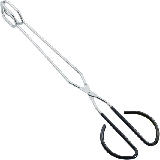 Extra Long Scissor Tongs 16-Inch Stainless Steel Barbecue Grilling Tongs