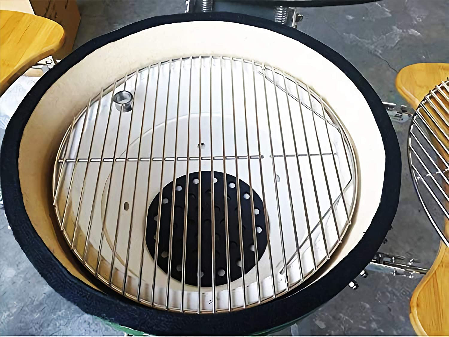 19.5" 304 Stainless Steel round Cooking Grill Grates Cooking Grid for Akorn Kamado Ceramic Grill, Pit Boss K24, Louisiana Grills K24, Char-Griller 16620 and Other 20 Inch Charcoal Grill, SCG195