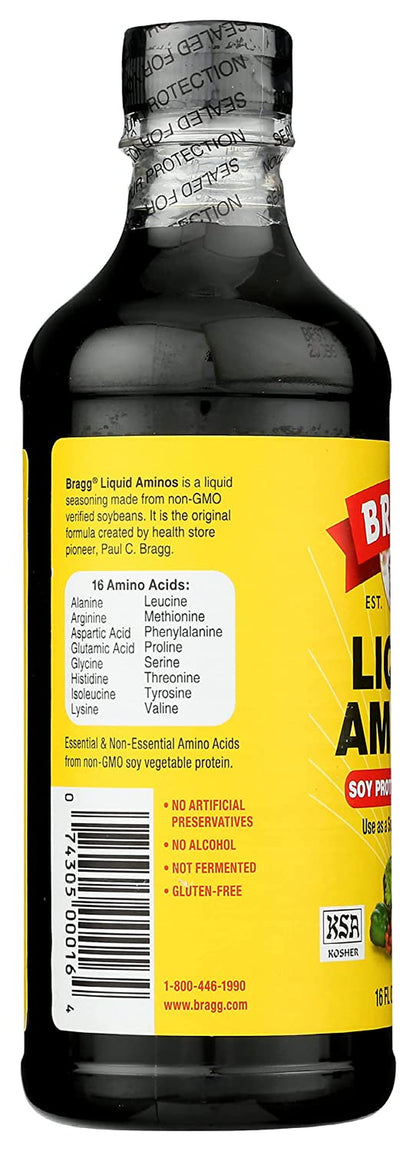 Bragg Liquid Aminos Seasoning, 16 Oz