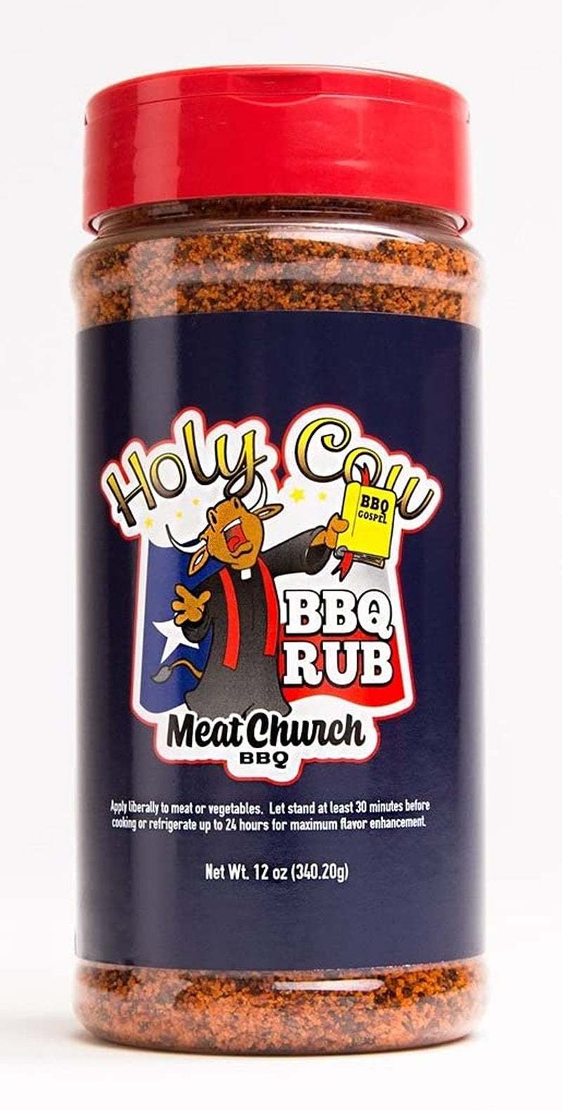 BBQ Rub Combo: Two Bottles of Honey Hog (14 Oz) BBQ Rub and Seasoning & BBQ Rub Combo: Two Bottles of Holy Cow (12 Oz) BBQ Rub and Seasoning