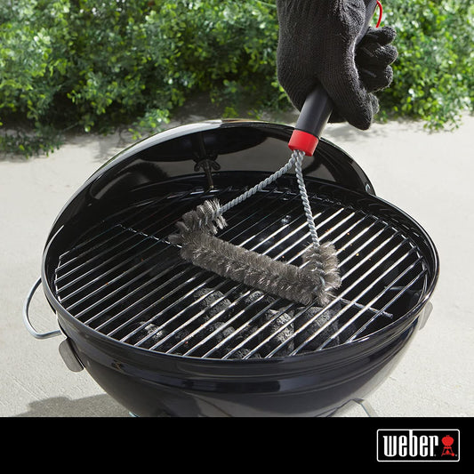 Weber 12" Three-Sided Grill Brush
