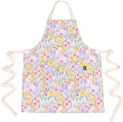 Designer Aprons - Full Coverage Polycotton with Large Pockets - Vibrant Apron - Water/Oil/Stain Resistant