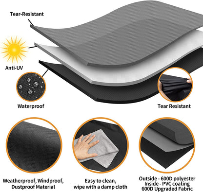 NEXCOVER Grill Cover - Compatible with Masterbuilt Gravity Series 1050 Digital Charcoal Grill, Waterproof Smoker Cover,Heavy Duty BBQ Cover, Fade Resistant Barbecue Cover, Anti-Uv & Weather Resistant.