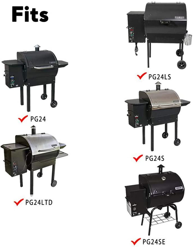 Grill Cover for Camp Chef 24 Pellet Grills, Model DLX 24, Smokepro 24, PG24, PG24LS, PG24S, PG24SE, PG24LTD, PG24XT, SG24, Smokepro DLX, Woodwind 24 Pellet Grills, Full Length Anti-Uv 600D