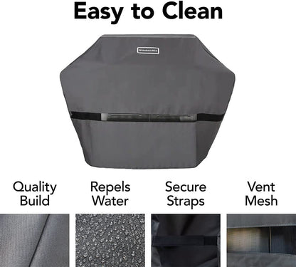 Kitchenaid 700-0745A 56-Inch X 23-Inch Gas Grill Cover, Grey