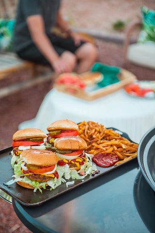 Image of CGG-888 Outdoor Stainless Steel Lid, 360° Griddle Cooking Center