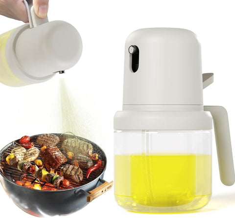 Image of Oil Sprayer for Cooking, 180Ml Olive Oil Sprayer Mister, Olive Oil Spray Bottle, Air Fryer Vegetable Vinegar Oil Portable Mini Kitchen Gadgets for Baking, Salad, Grilling, BBQ, Roasting