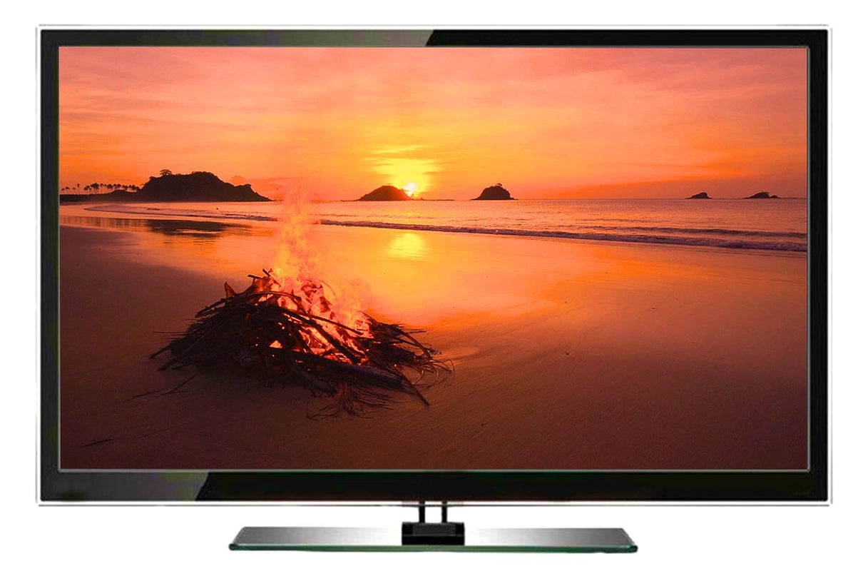 Campfire DVD by the Beach with the Sounds of the Sea and Waves and Amazing Sunsets