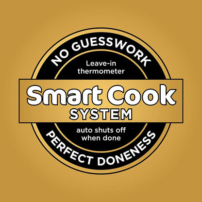 DZ550 Foodi 10 Quart 6-In-1 Dualzone Smart XL Air Fryer with 2 Independent Baskets, Thermometer for Perfect Doneness, Match Cook & Smart Finish to Roast, Dehydrate & More, Grey