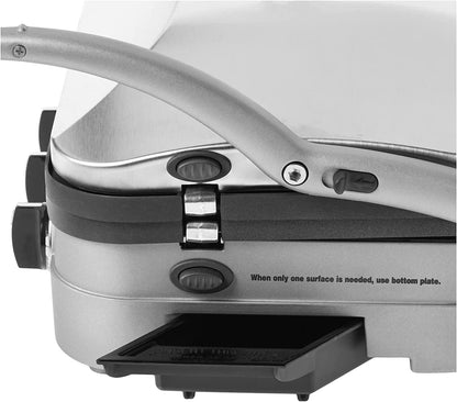 Panini Press, Stainless Steel Griddler, Sandwich Maker & More, 5-IN-1, GR-4NP1