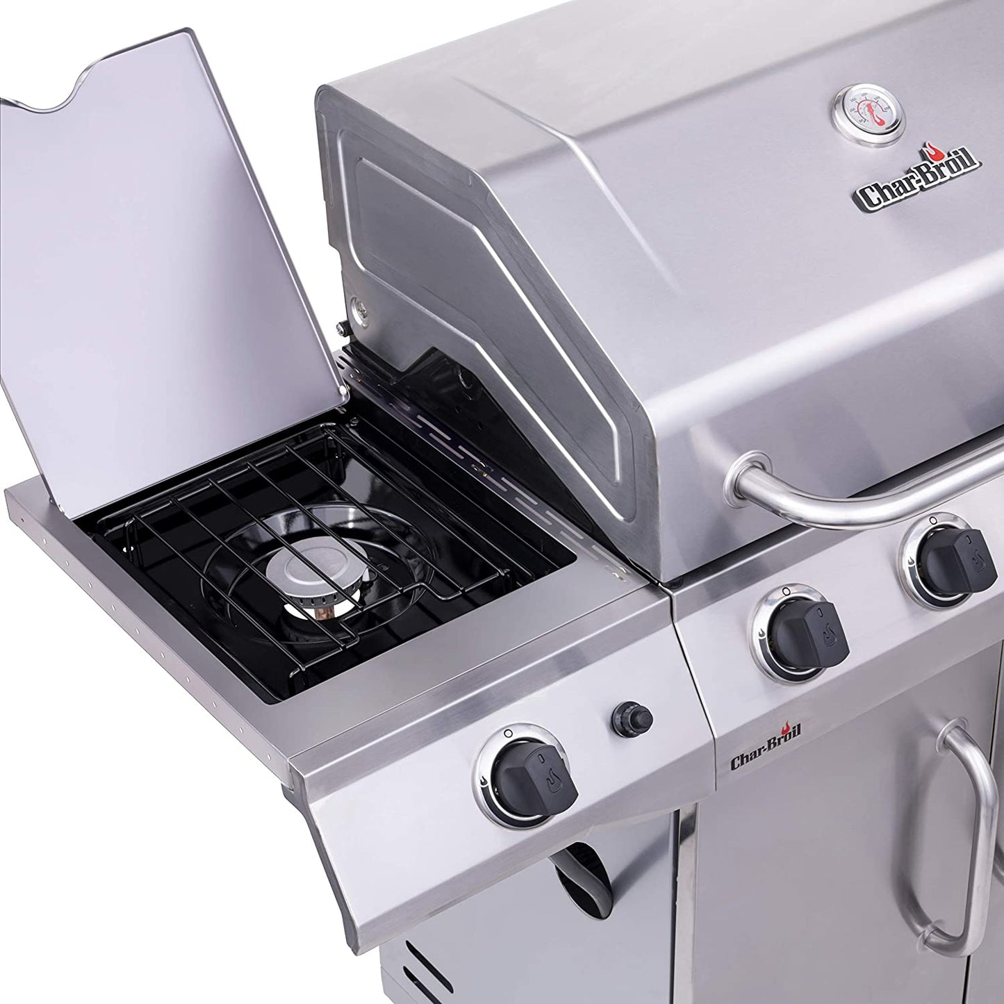 Performance Series Convective 4-Burner with Side Burner Cabinet Propane Gas Stainless Steel Grill - 463354021