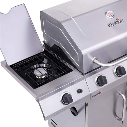 Performance Series Convective 4-Burner with Side Burner Cabinet Propane Gas Stainless Steel Grill - 463354021