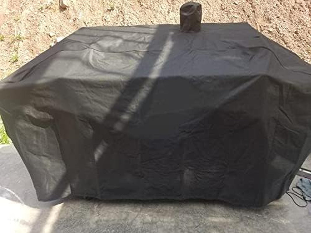 Grill Cover for Pit Boss Memphis Grill Cover Waterproof Smoke Hollow 4-In-1 Gas Charcoal Combo Grill Smoker Cover 73952 Pit Boss 4 in 1 Grill Cover Heavy Duty (PB 73952)
