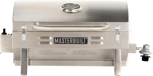 MB20030819 Portable Propane Grill, Stainless Steel